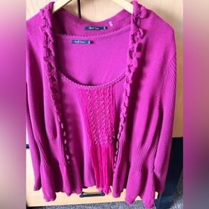 Two piece sweater set. Plus size 3xl.